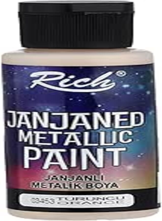 Rich Metallic colors 60 mm light orange NO: 03453 JANJANED